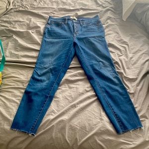 Madewell 10” high rise skinny crop - size 29